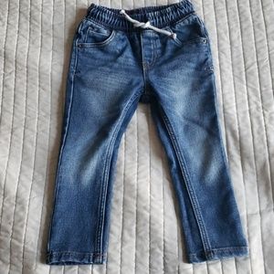 Cat & Jack Skinny Pull On Blue Jeans 2T